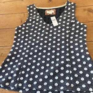 NWT black and white top from Anthropologie